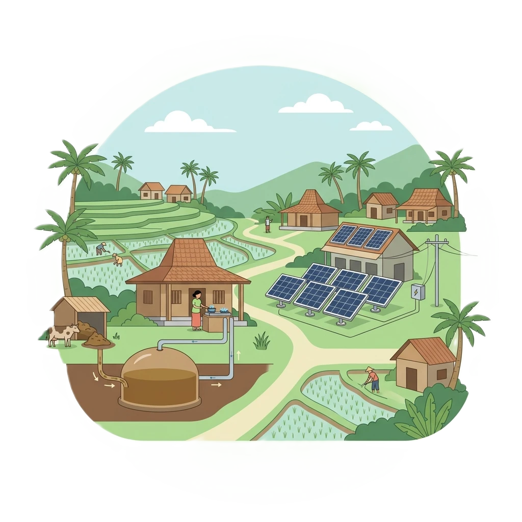 Ilustrasi Energi Baru Terbarukan