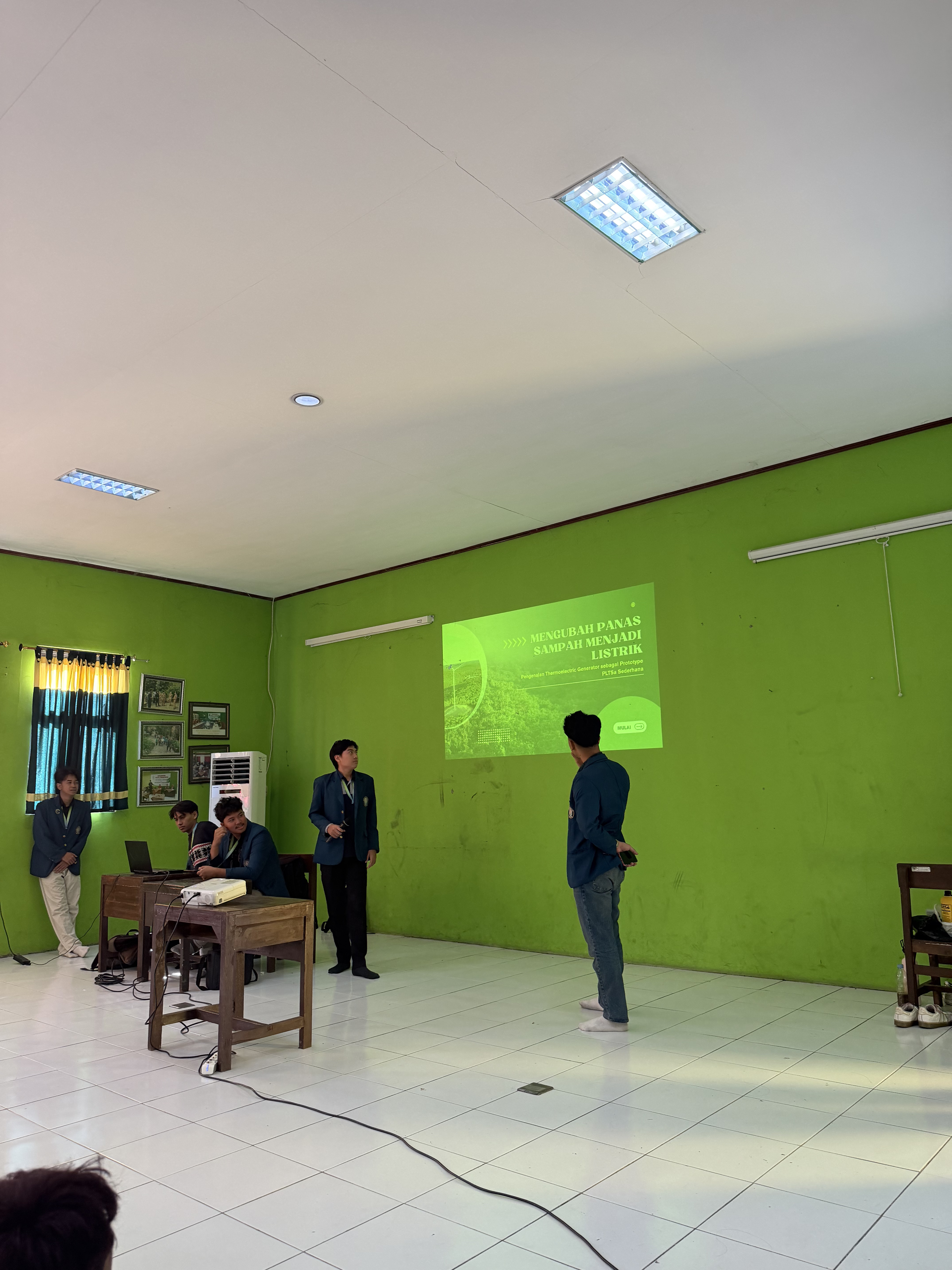 Sosialisasi Prototipe PLTSa di SMP Negeri 3 Mranggen